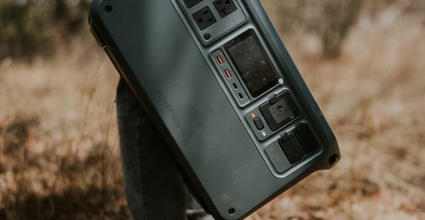 Portable power station carried for use as home backup during an outage