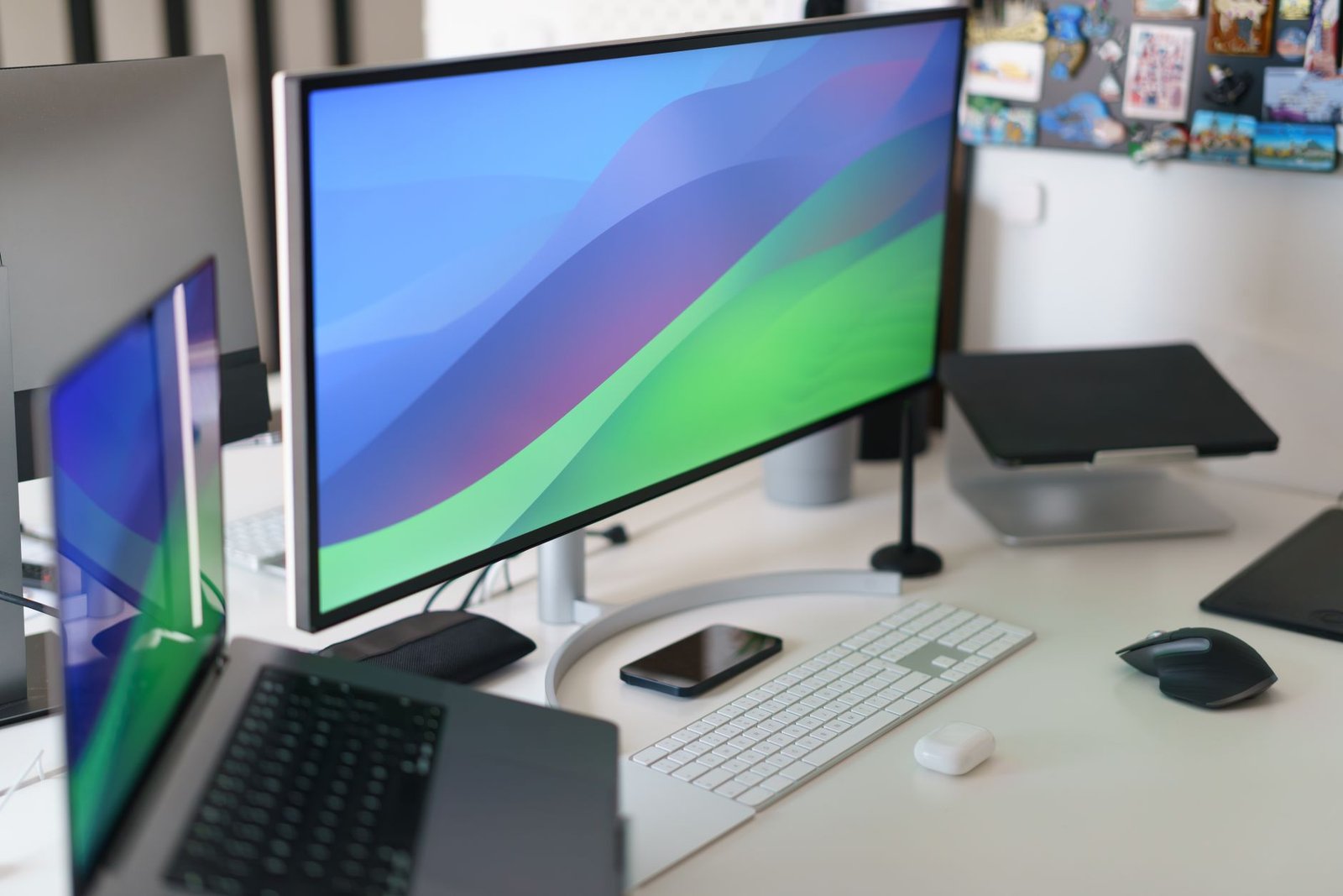 Modern laptop running a fresh Windows 11 style desktop