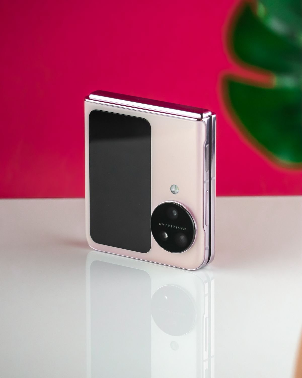 A modern foldable smartphone illustrating Apple's first foldable arriving this fall